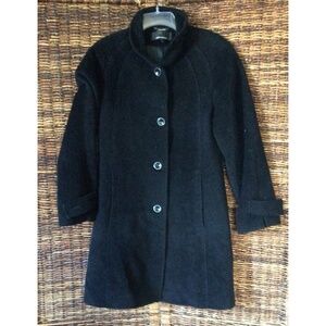 Jones New York Wool / Alpaca Blend Coat – Black